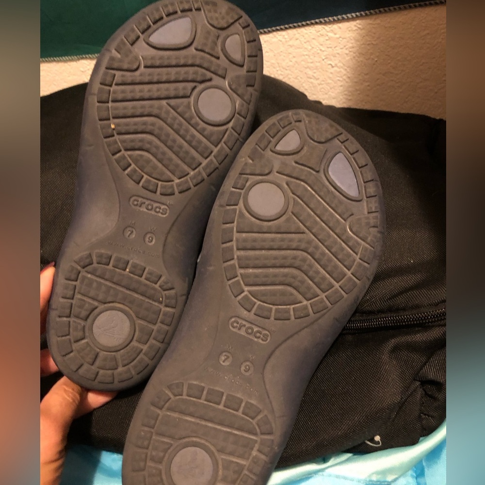 CROCS Dark Gray & Blue Footwear - Picture 4 of 5